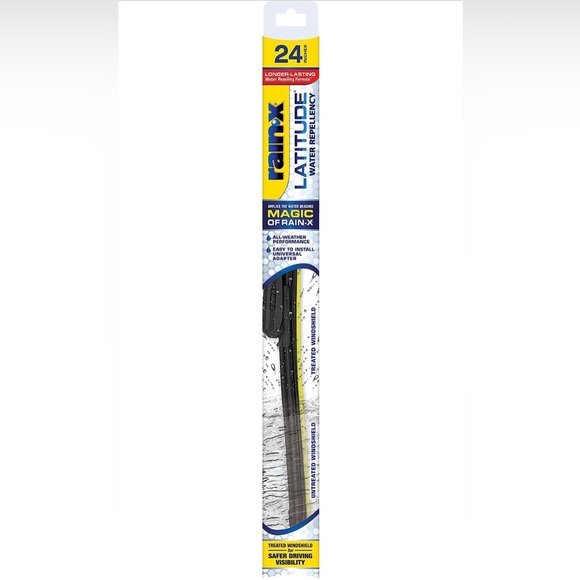 Rain-X 5079274-2 Latitude 2-In-1 Water Repellent Wiper Blades,16 & 24 Inch - Picture 4 of 8